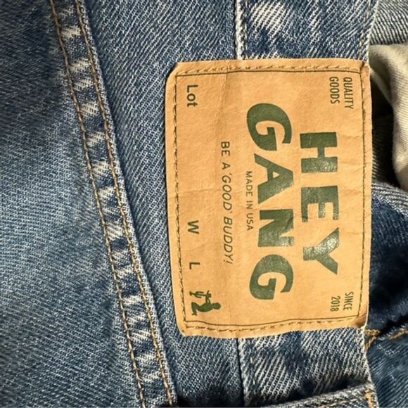 Hey Gang The High Rise Straight Richmond Wash in Blue - Picture 5 of 8